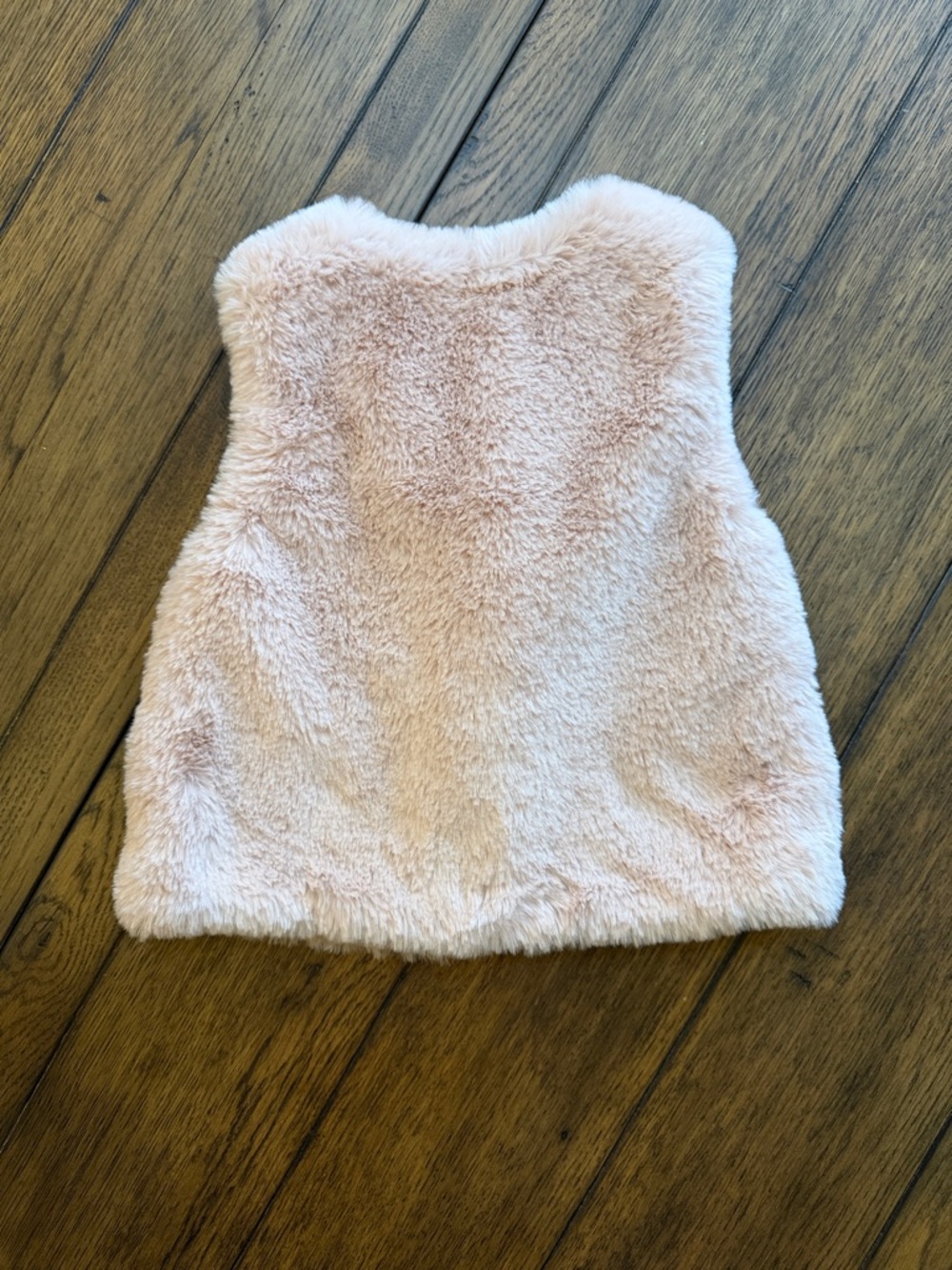 Zara Baby Pink Faux Fur Cherry Pom Pom Vest 6-9 Months NWT - Picture 8 of 8